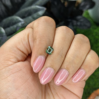 1.26 Ct. Bluish Green Sapphire from Madagascar Life Style