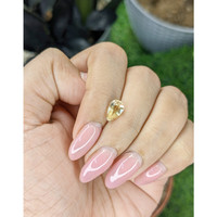 1.43 Ct. Yellow Sapphire from Madagascar Life Style
