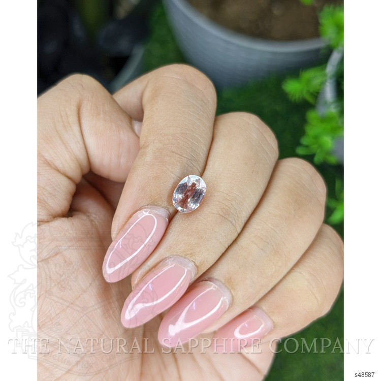 1.39 Ct. Purplish Pink Sapphire from Madagascar