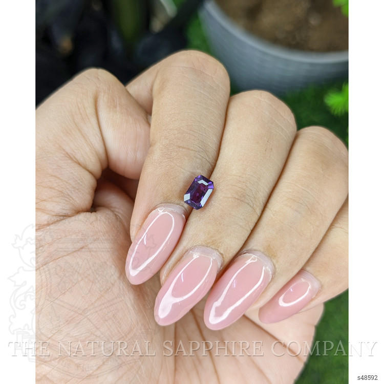 1.04 Ct. Purple Sapphire from Ceylon (Sri Lanka)