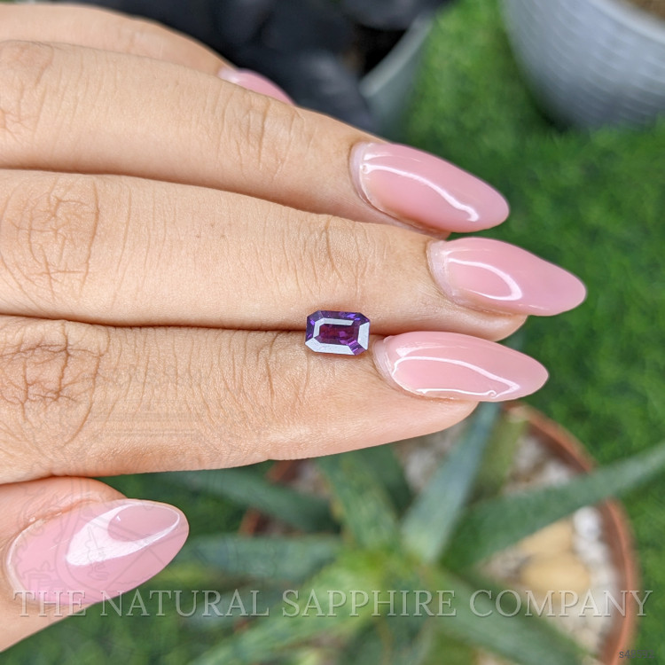 1.04 Ct. Purple Sapphire from Ceylon (Sri Lanka)