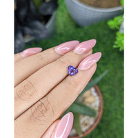 1.03 Ct. Pinkish Purple Sapphire from Ceylon (Sri Lanka) Life Style