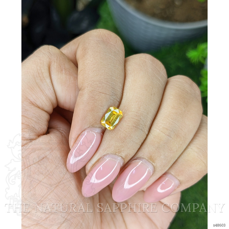1.07 Ct. Yellow Sapphire from Ceylon (Sri Lanka)