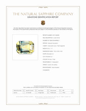 1.17 Ct. Bi Color / Parti Sapphire from Ceylon (Sri Lanka) Scan Report