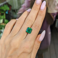 3.36 Ct. Emerald from Zambia Life Style
