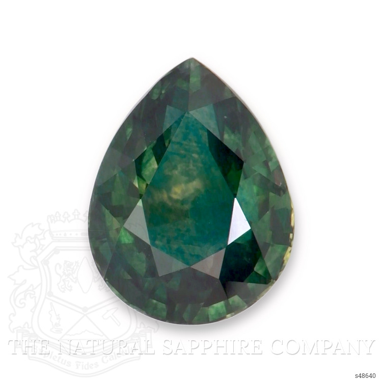 3.46 Ct. Bluish Green Sapphire from Montana