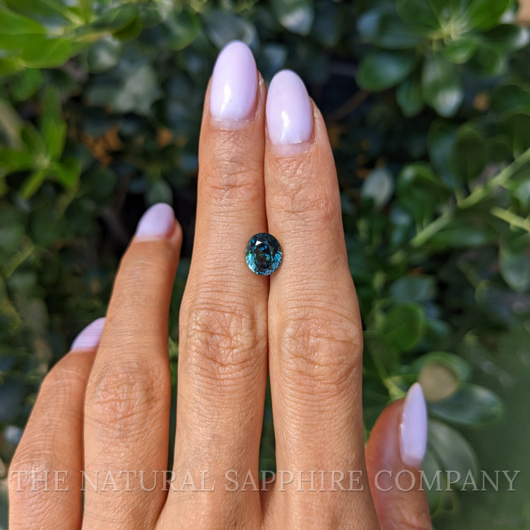 2.59 Ct. Bluish Green Sapphire from Montana