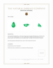6.12 Ct. Emerald from Colombia Appraisal
