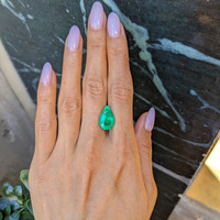 6.12 Ct. Emerald from Colombia Life Style