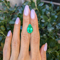 6.12 Ct. Emerald from Colombia Life Style