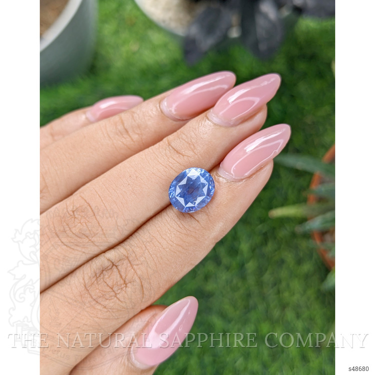 5.21 Ct. Blue Sapphire from Ceylon (Sri Lanka)