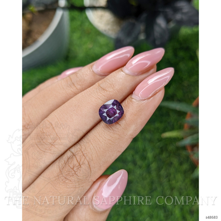 4.32 Ct. Pinkish Purple Sapphire from Tanzania