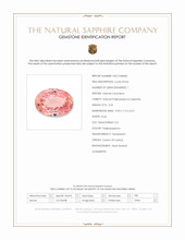 3.54 Ct. Padparadscha Sapphire from Ceylon (Sri Lanka) Scan Report