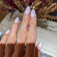 3.54 Ct. Padparadscha Sapphire from Ceylon (Sri Lanka) Life Style