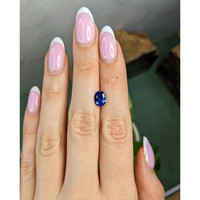 1.90 Ct. Blue Sapphire from Ceylon (Sri Lanka) Life Style