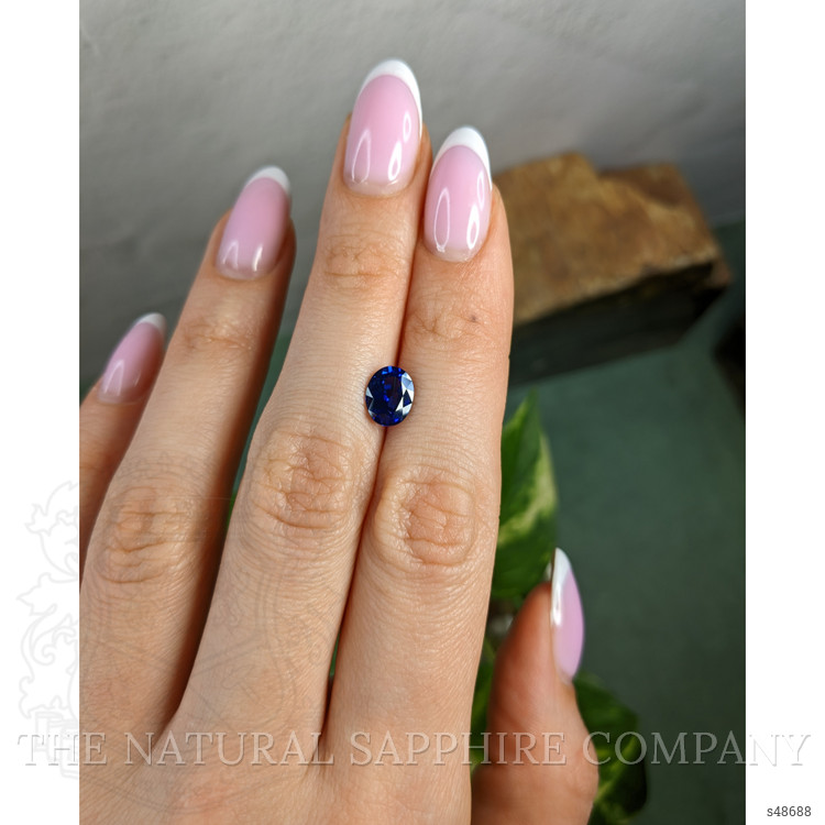 1.90 Ct. Blue Sapphire from Ceylon (Sri Lanka)