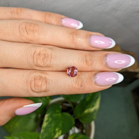 2.54 Ct. Padparadscha Sapphire from Madagascar Life Style