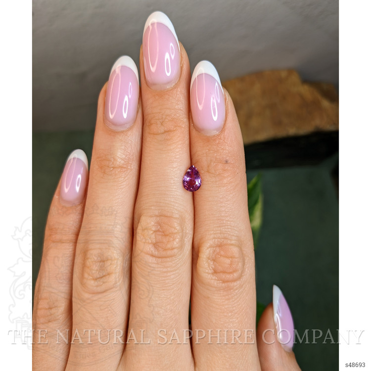 1.03 Ct. Purplish Pink Sapphire from Madagascar
