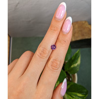 1.08 Ct. Pinkish Purple Sapphire from Madagascar Life Style