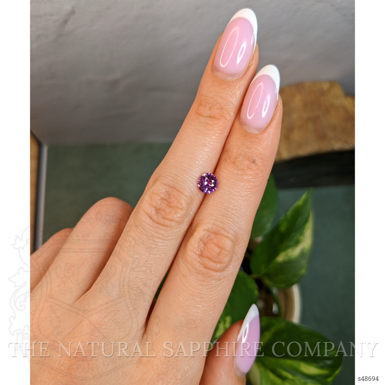 1.08 Ct. Pinkish Purple Sapphire from Madagascar