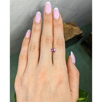 1.08 Ct. Pinkish Purple Sapphire from Madagascar Life Style