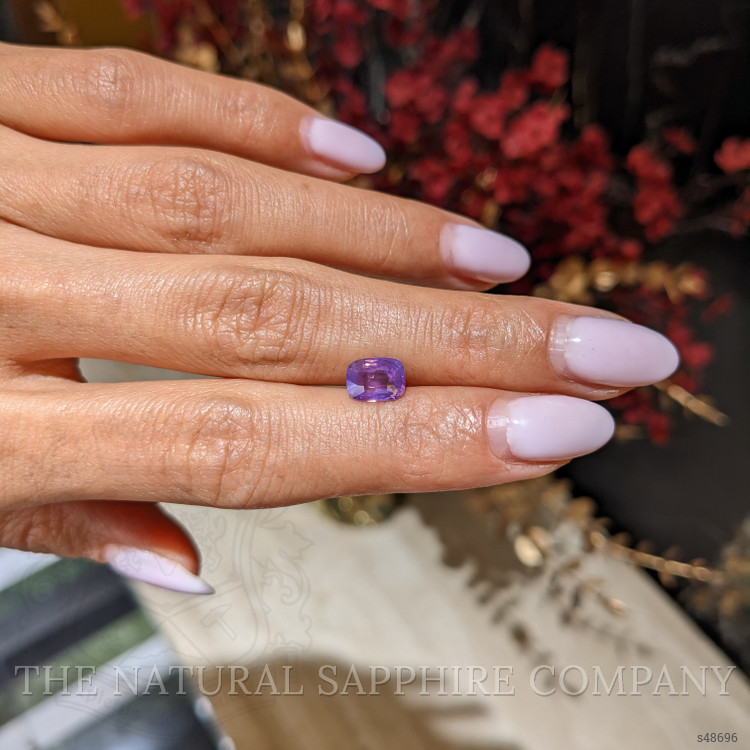 1.63 Ct. Pinkish Purple Sapphire from Madagascar