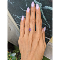 1.63 Ct. Pinkish Purple Sapphire from Madagascar Life Style