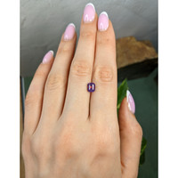1.59 Ct. Pinkish Purple Sapphire from Madagascar Life Style