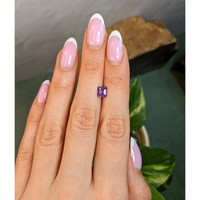 1.20 Ct. Pinkish Purple Sapphire from Madagascar Life Style