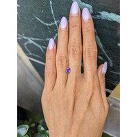 1.11 Ct. Pinkish Purple Sapphire from Madagascar Life Style