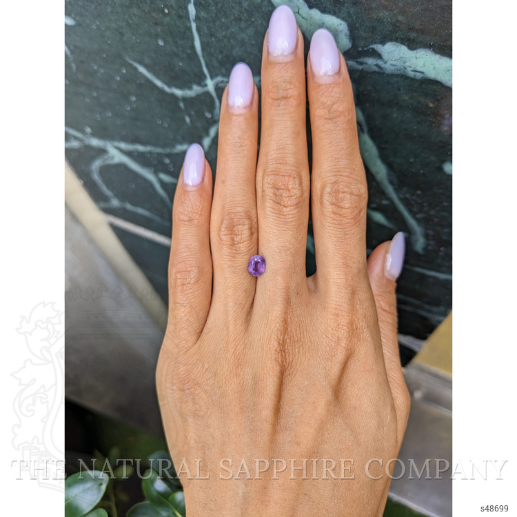 1.11 Ct. Pinkish Purple Sapphire from Madagascar