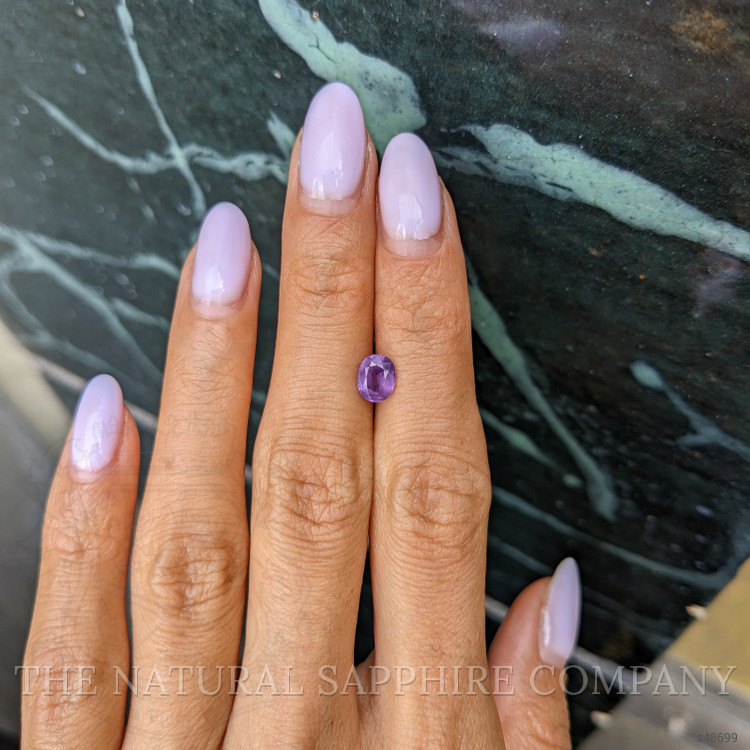 1.11 Ct. Pinkish Purple Sapphire from Madagascar