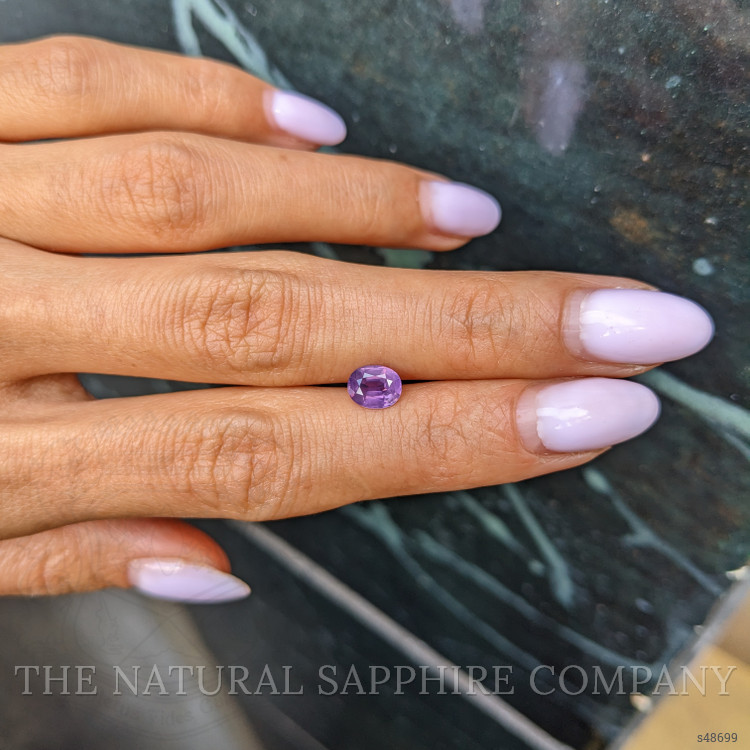 1.11 Ct. Pinkish Purple Sapphire from Madagascar