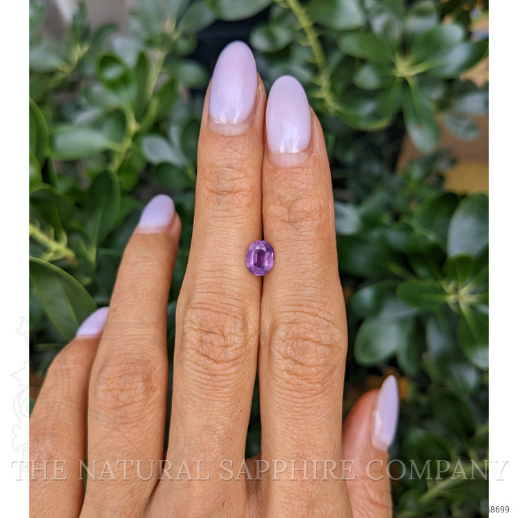 1.11 Ct. Pinkish Purple Sapphire from Madagascar