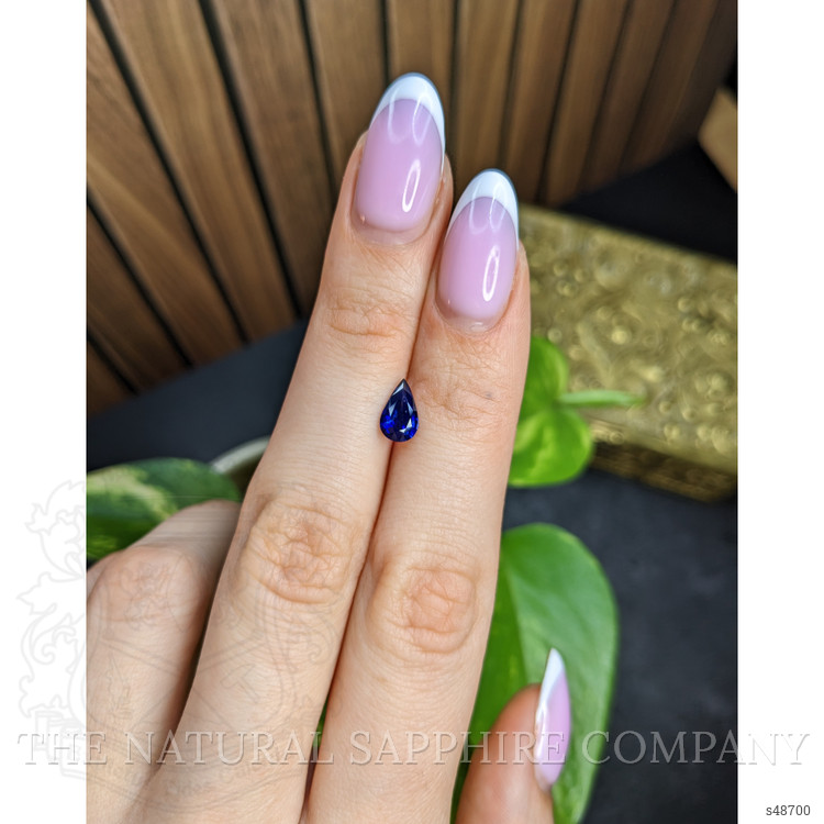 0.93 Ct. Blue Sapphire from Ceylon (Sri Lanka)
