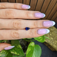 0.93 Ct. Blue Sapphire from Ceylon (Sri Lanka) Life Style