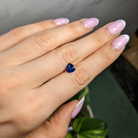 1.31 Ct. Blue Sapphire from Ceylon (Sri Lanka) Life Style