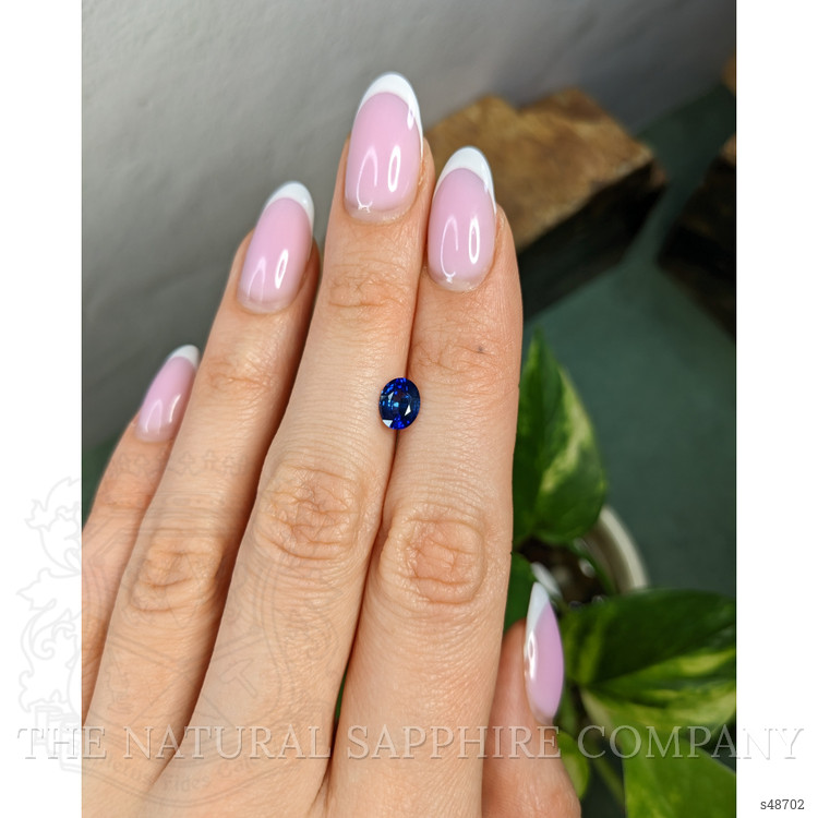 1.13 Ct. Blue Sapphire from Ceylon (Sri Lanka)