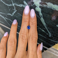 1.13 Ct. Blue Sapphire from Ceylon (Sri Lanka) Life Style