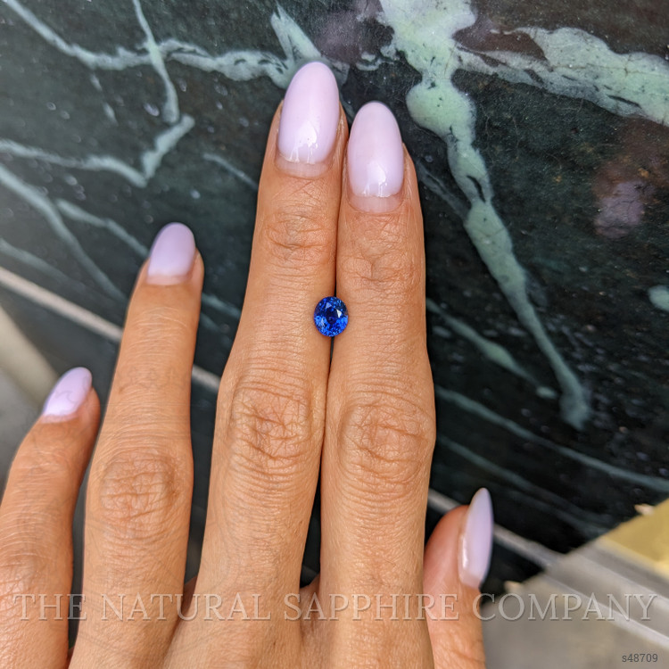 1.13 Ct. Blue Sapphire from Ceylon (Sri Lanka)