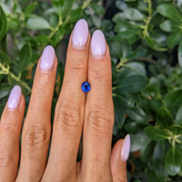 1.13 Ct. Blue Sapphire from Ceylon (Sri Lanka) Life Style