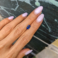 1.15 Ct. Blue Sapphire from Ceylon (Sri Lanka) Life Style