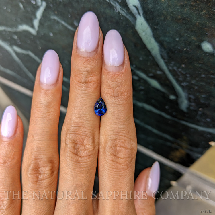 1.32 Ct. Blue Sapphire from Ceylon (Sri Lanka)