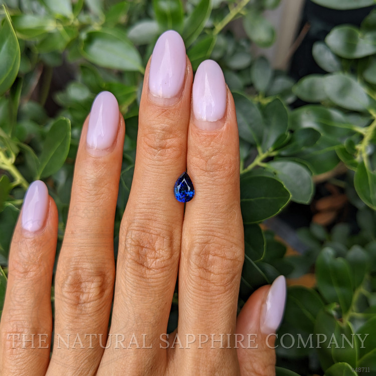 1.32 Ct. Blue Sapphire from Ceylon (Sri Lanka)