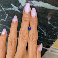 1.24 Ct. Blue Sapphire from Ceylon (Sri Lanka) Life Style