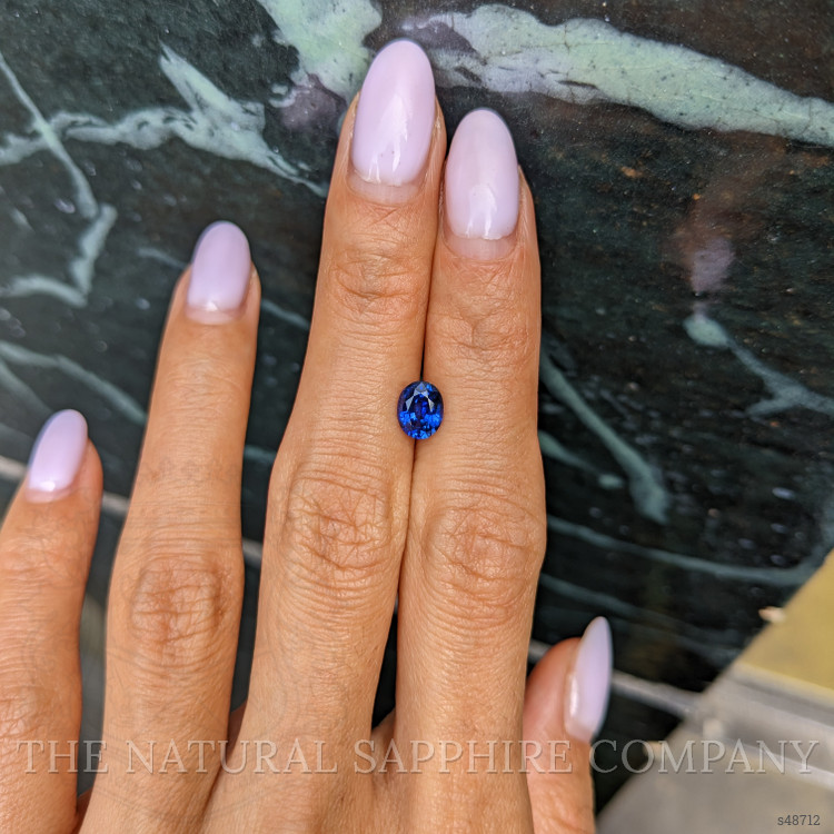 1.24 Ct. Blue Sapphire from Ceylon (Sri Lanka)