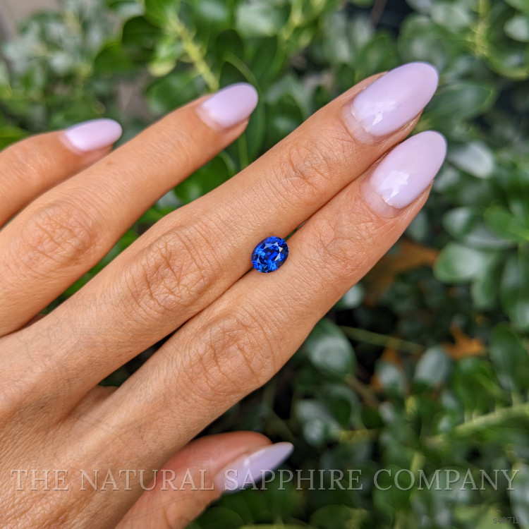 1.24 Ct. Blue Sapphire from Ceylon (Sri Lanka)