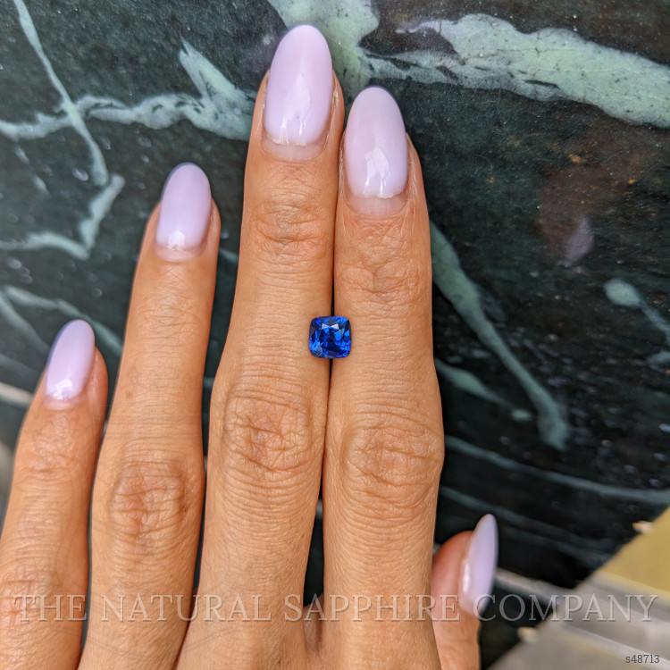 1.35 Ct. Blue Sapphire from Ceylon (Sri Lanka)