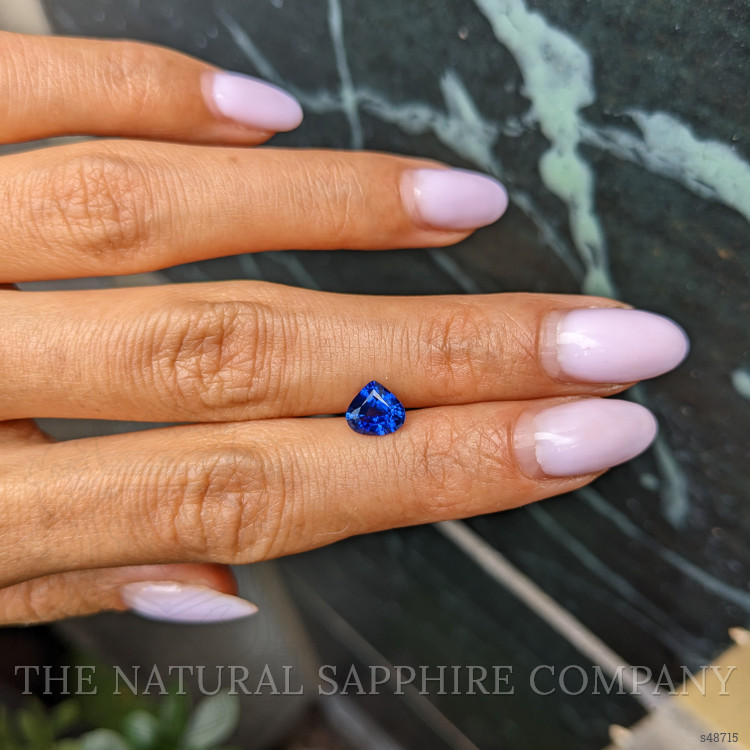 1.27 Ct. Blue Sapphire from Ceylon (Sri Lanka)