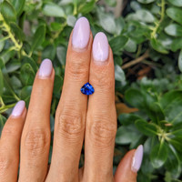 1.27 Ct. Blue Sapphire from Ceylon (Sri Lanka) Life Style
